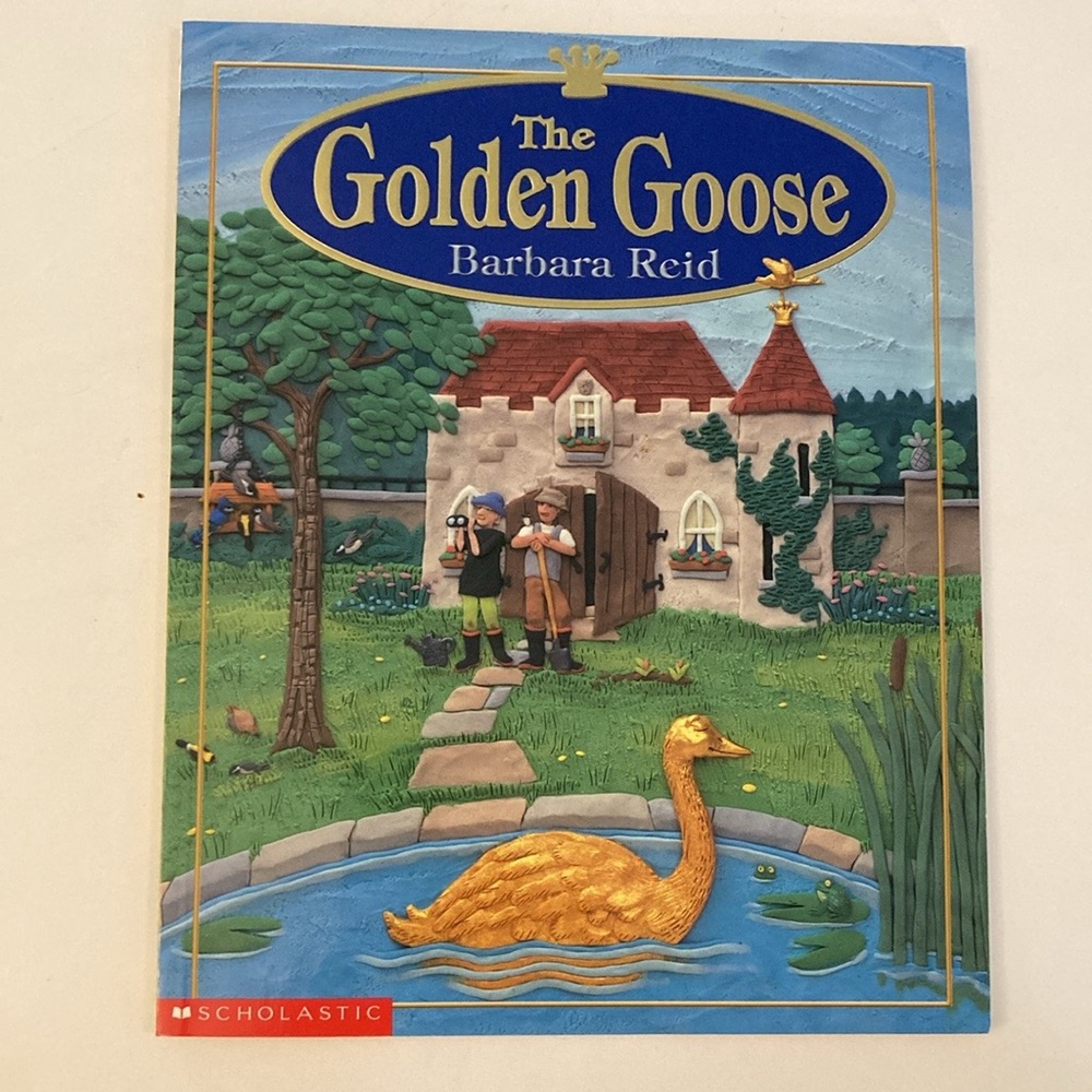 Barbara Reed THE GOLDEN GOOSE scholastic Collectible kid’s paperback fairy tale